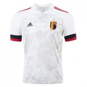 Jalkapallo Pelipaidat Belgia Vieraspaita EURO 2020 Lyhythihainen